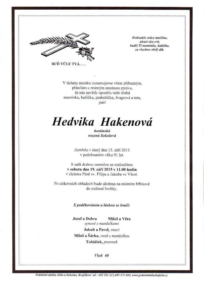 Hedvika Hakenová