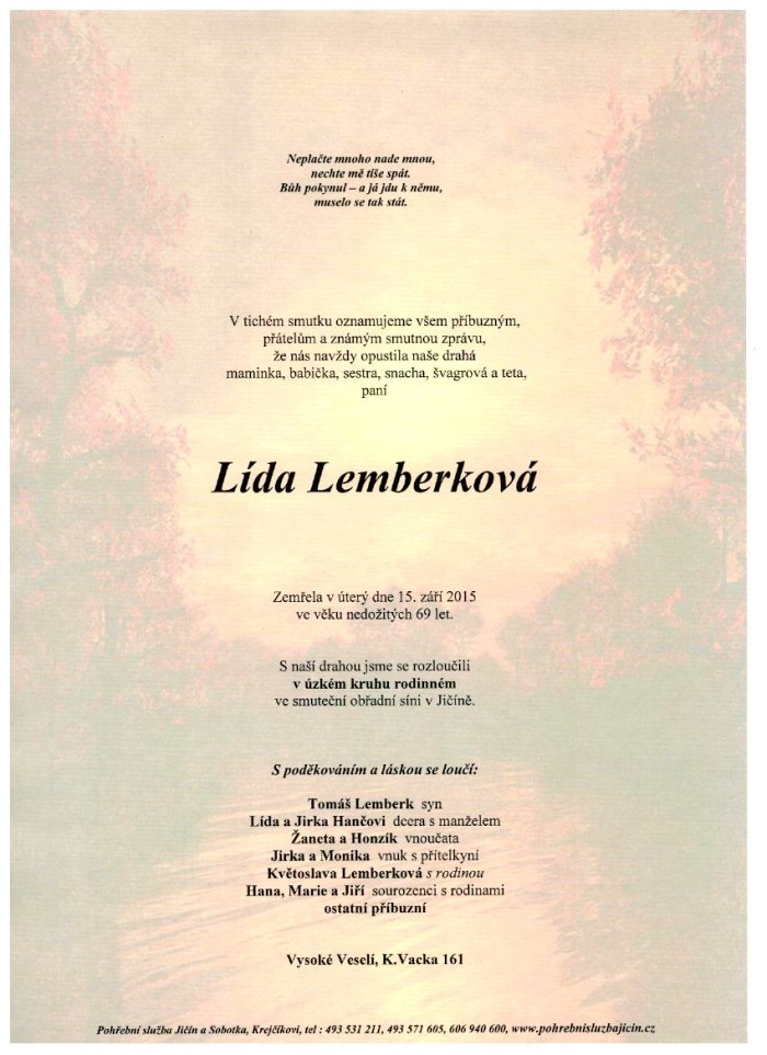 Lída Lemberková
