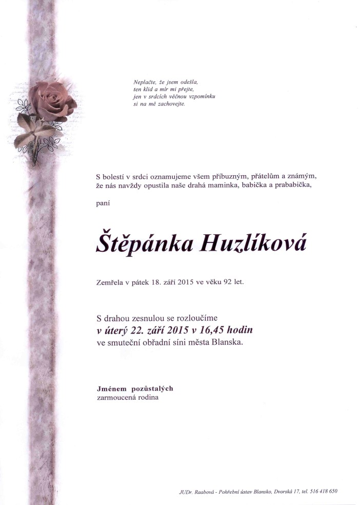Štěpánka Huzlíková