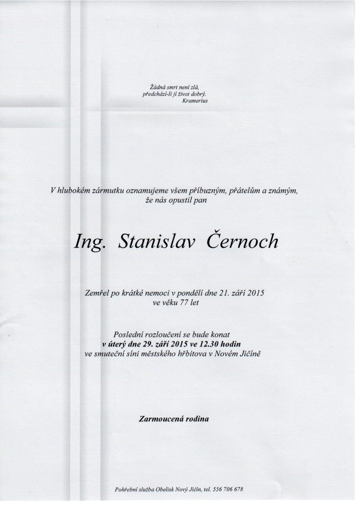 Ing. Stanislav Černoch