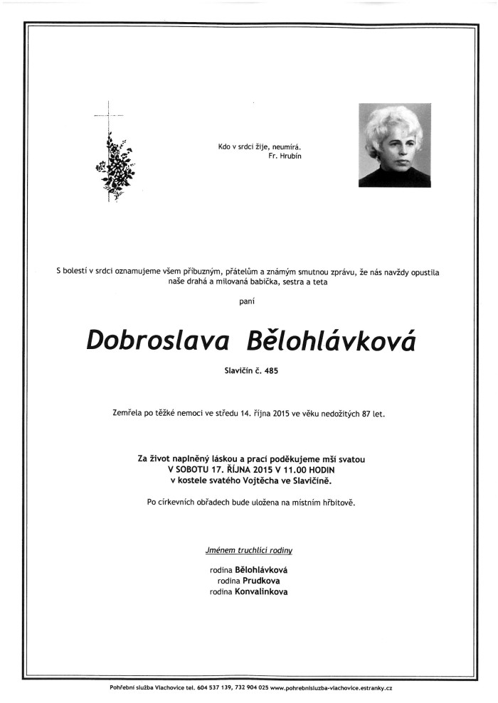 Dobroslava Bělohlávková