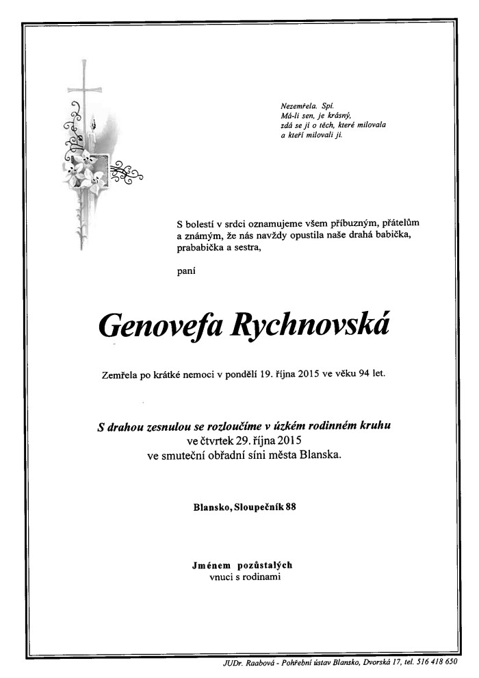 Genovefa Rychnovská