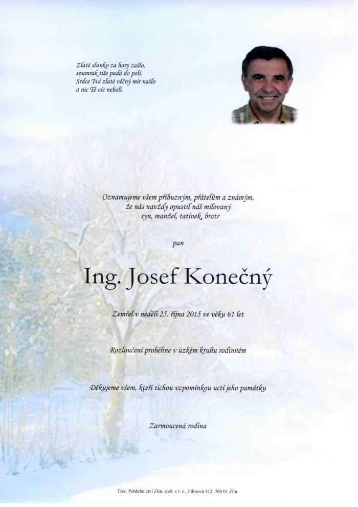 Ing. Josef Konečný