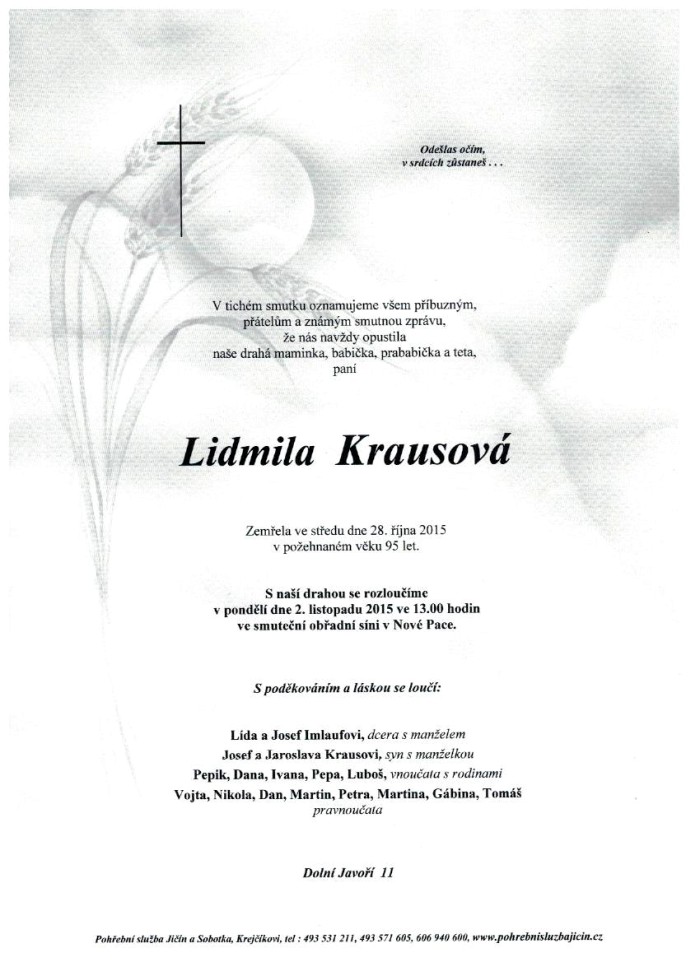 Lidmila Krausová