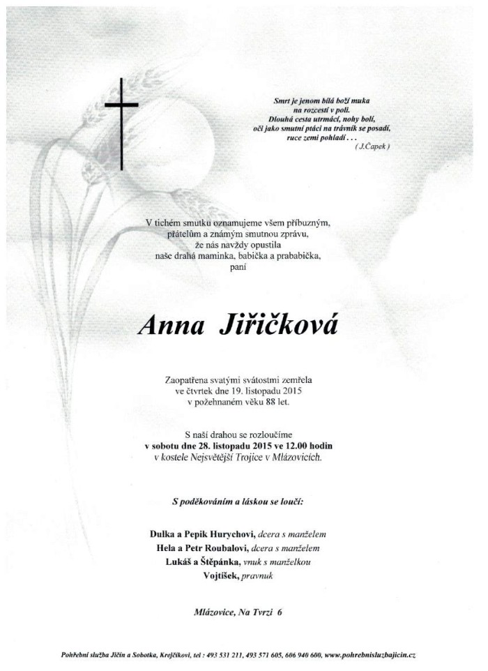 Anna Jiřičková
