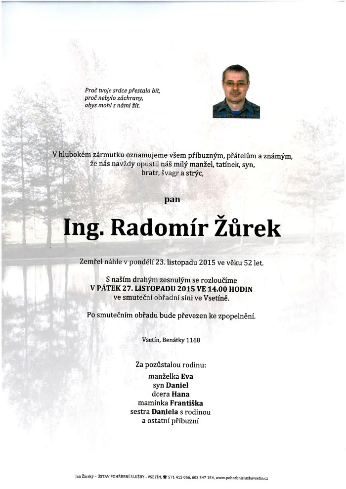 Ing. Radomír Žůrek