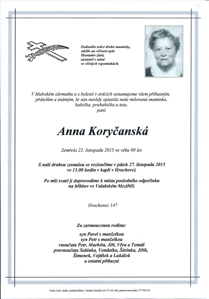 Anna Koryčanská