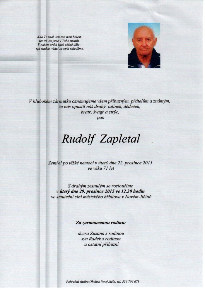 Rudolf Zapletal