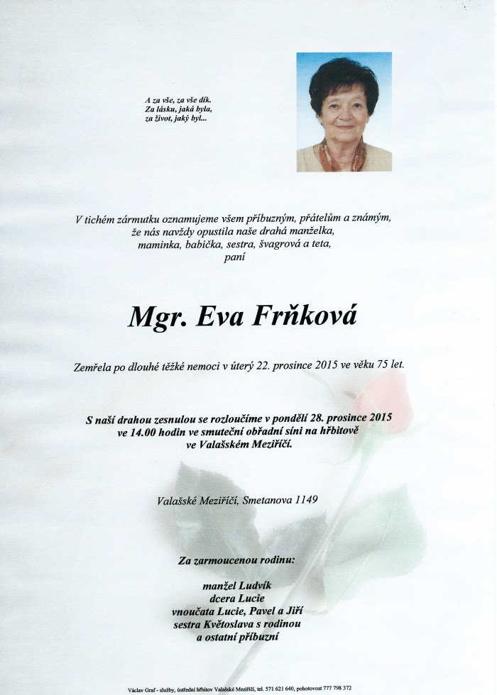 Mgr. Eva Frňková