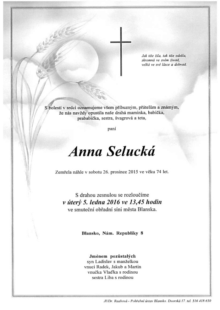 Anna Selucká