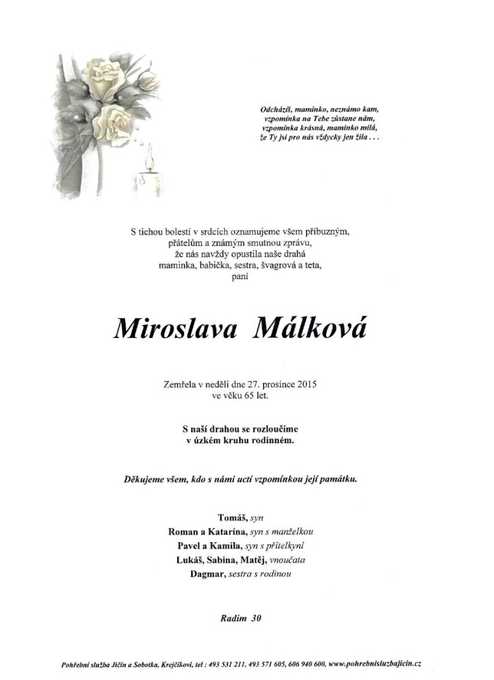 Miroslava Málková