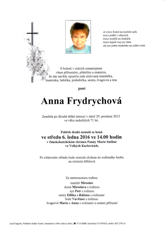 Anna Frydrychová
