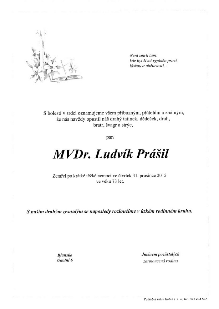 MVDr. Ludvík Prášil