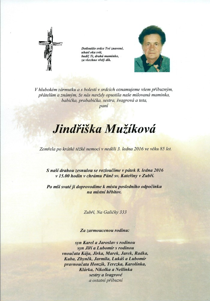 Jindřiška Mužíková