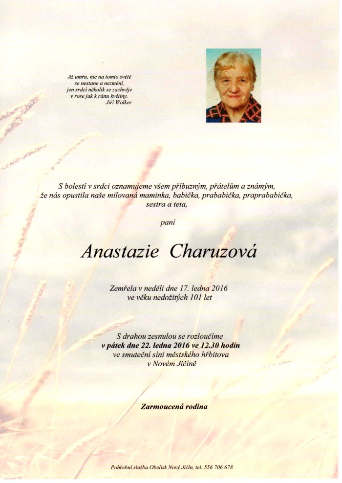 Anastazie Charuzová