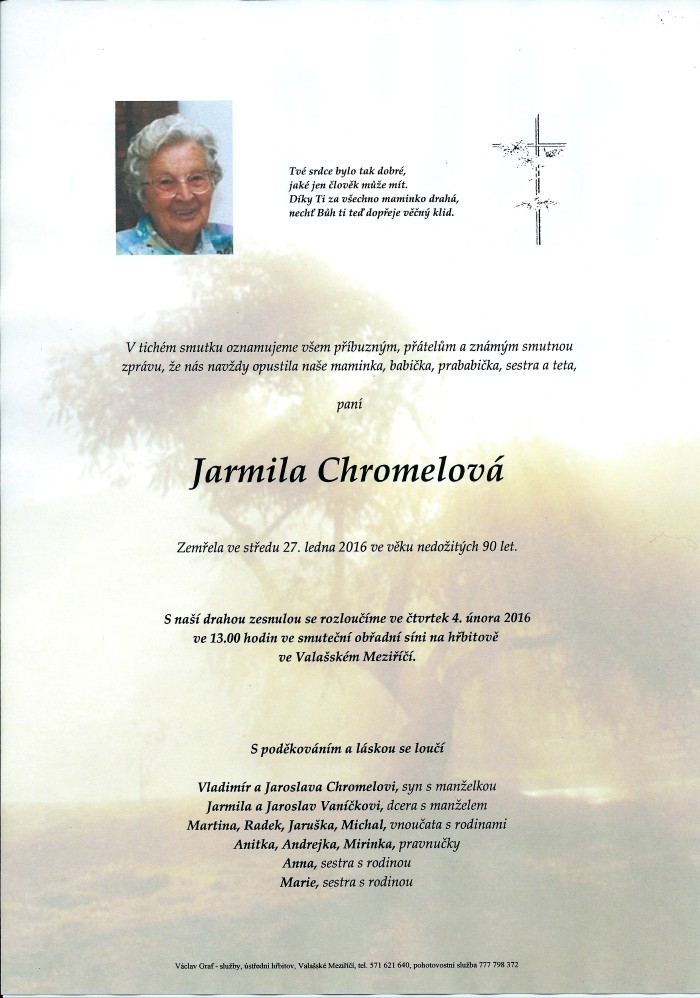 Jarmila Chromelová