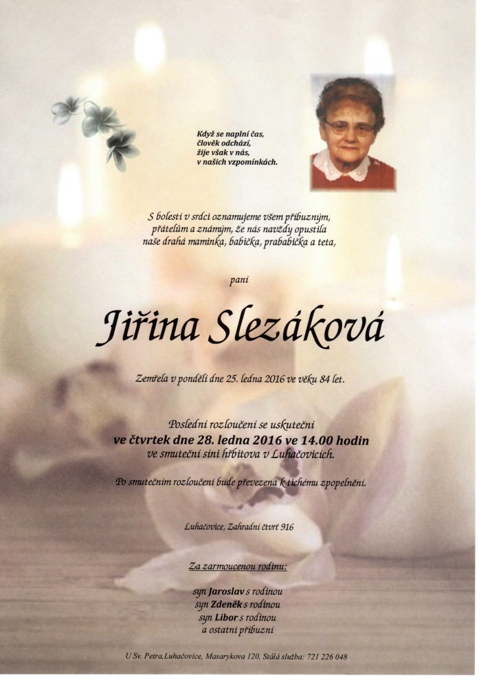 Jiřina Slezáková