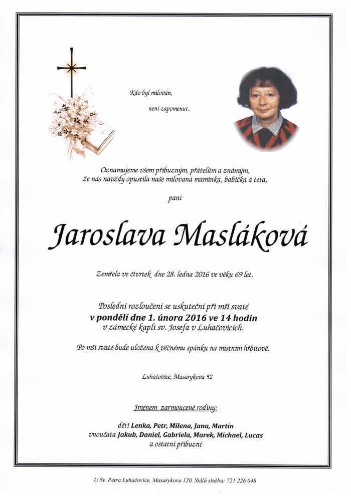 Jaroslava Masláková