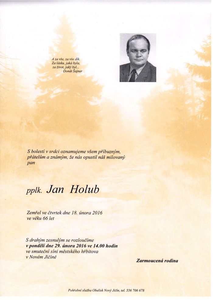 pplk. Jan Holub