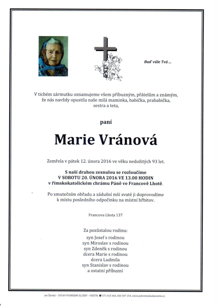 Marie Vránová
