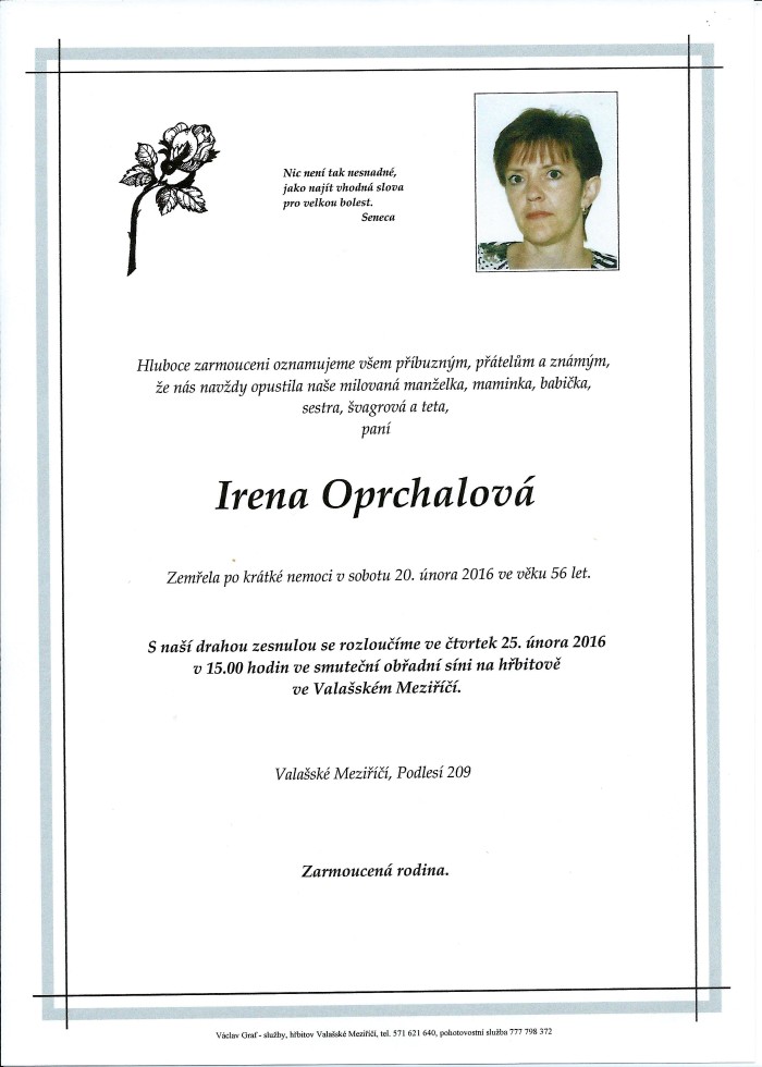 Irena Oprchalová
