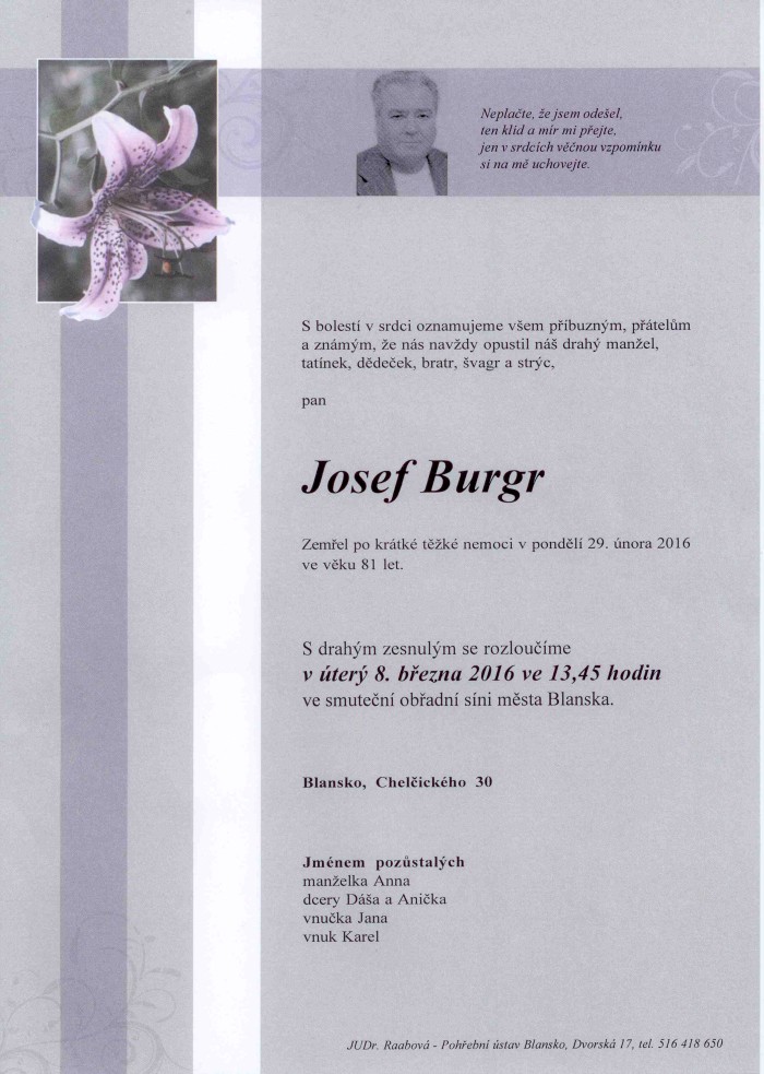 Josef Burgr