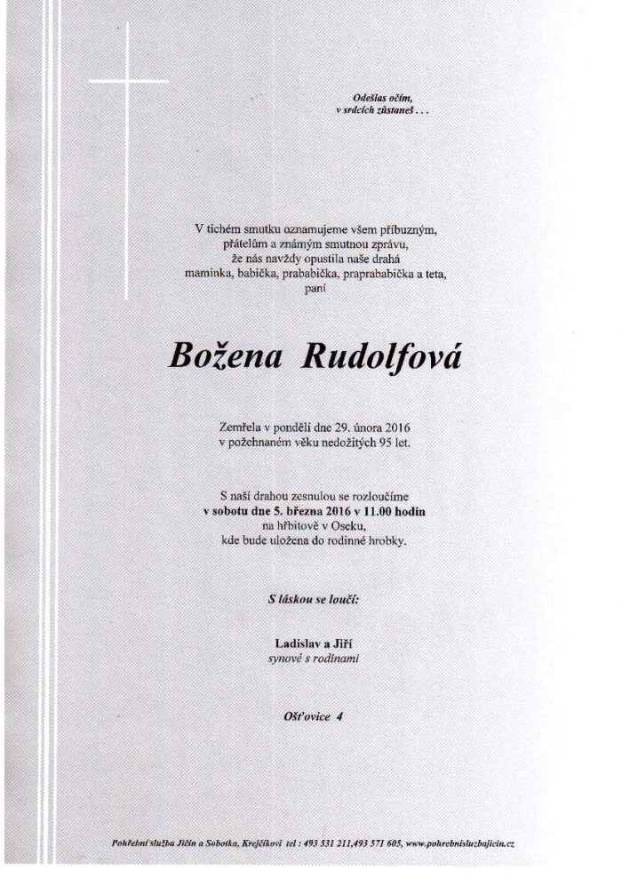Božena Rudolfová
