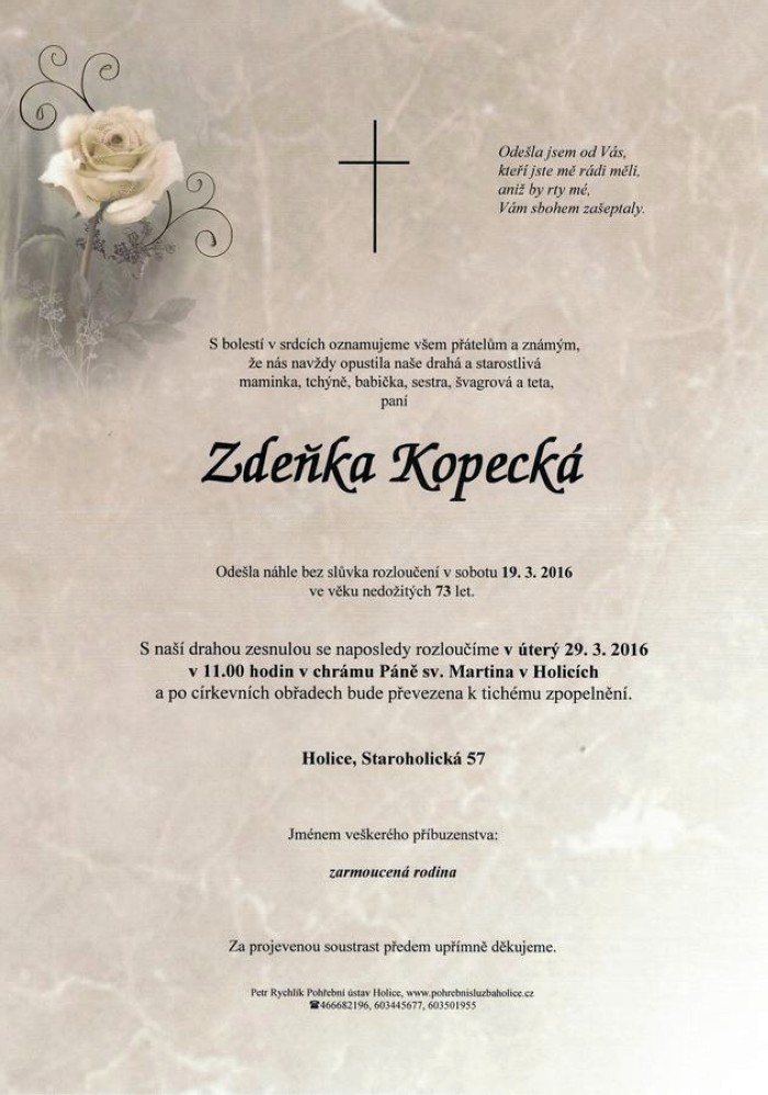 Zdeňka Kopecká