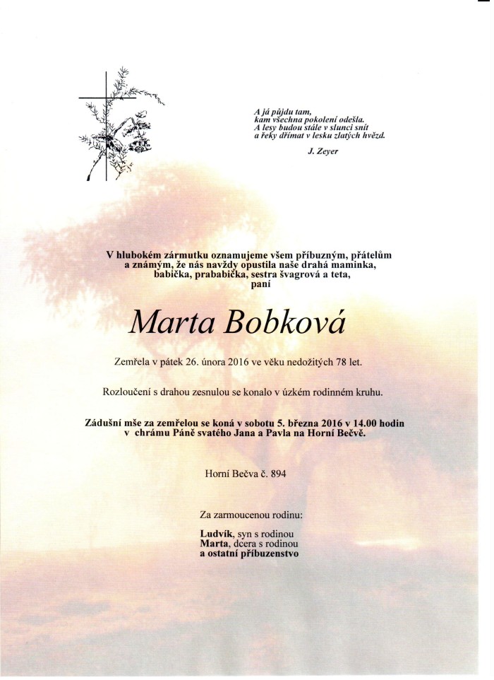 Marie Bobková