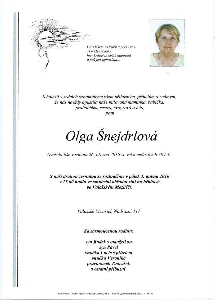 Olga Šnejdrlová