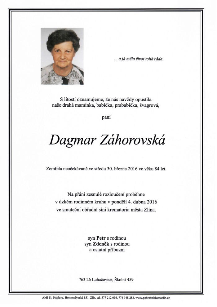 Dagmar Záhorovská