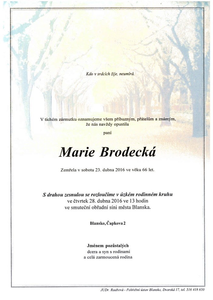 Marie Brodecká