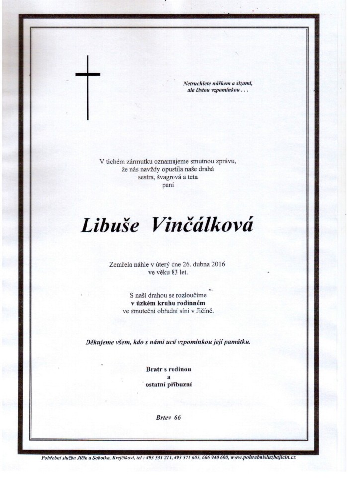 Libuše Vinčálková