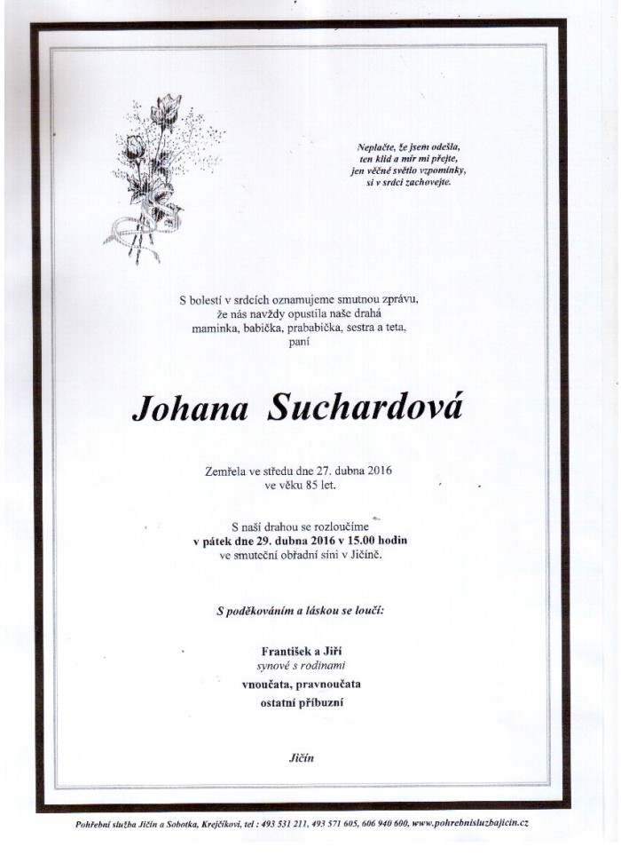 Johana Suchardová
