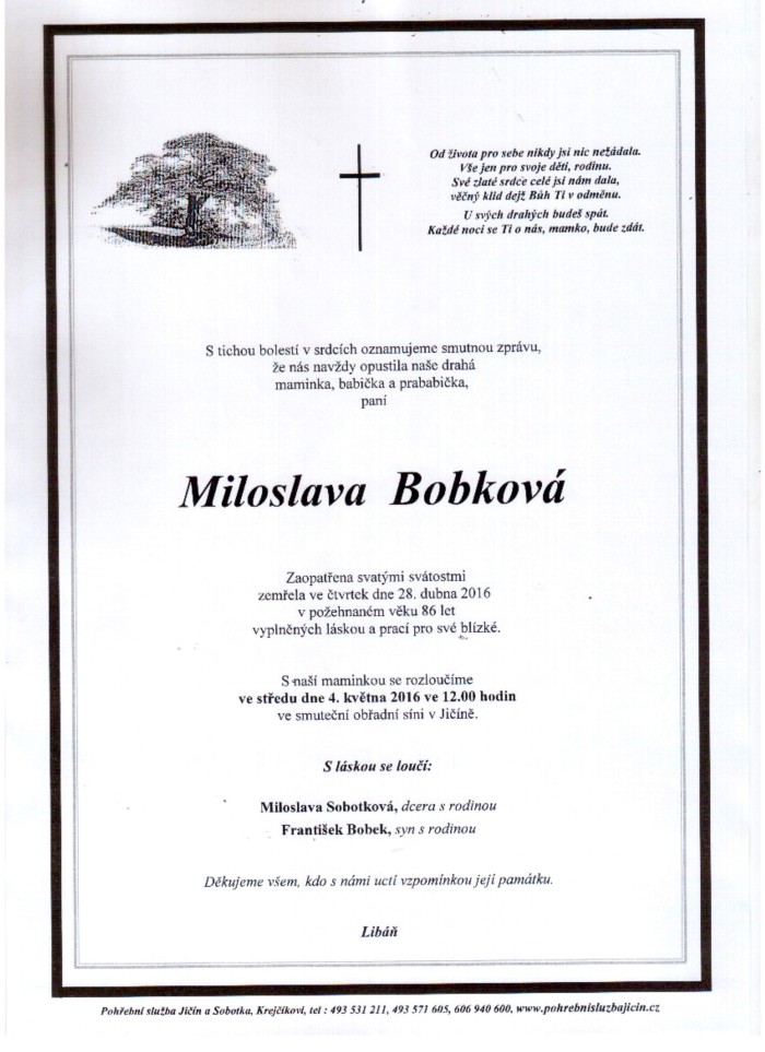Miloslava Bobková