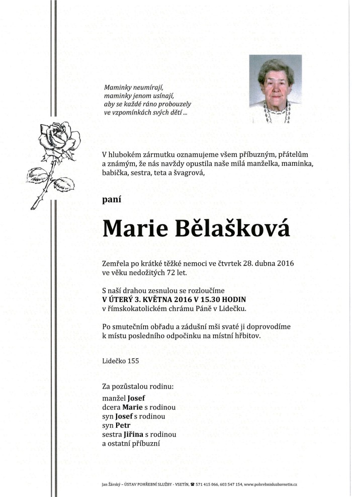 Marie Bělašková