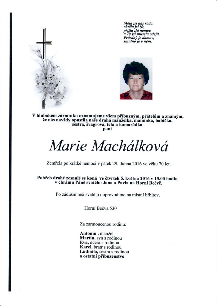 Marie Machálková
