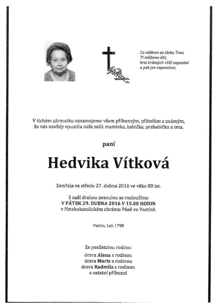 Hedvika Vítková