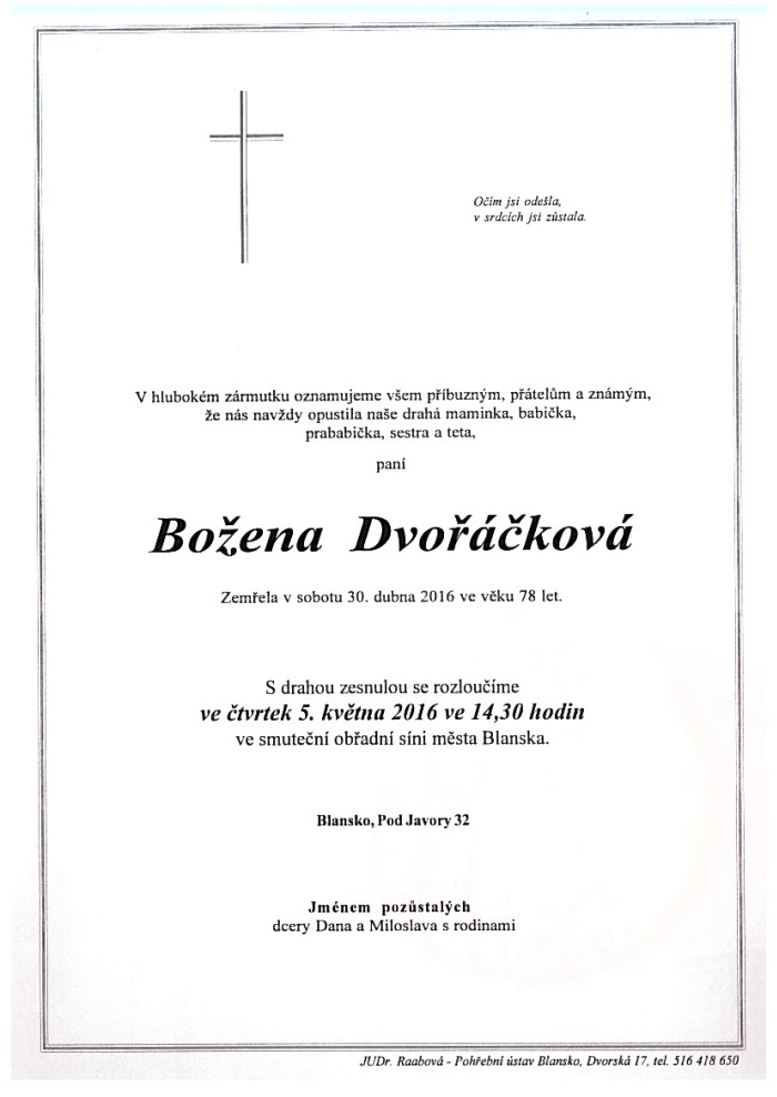 Božena Dvořáčková