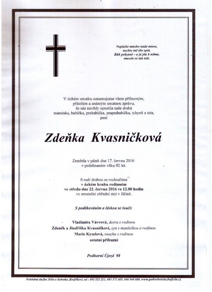 Zdeňka Kvasničková