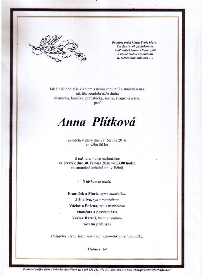 Anna Plítková