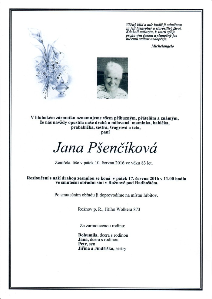 Jana Pšenčíková