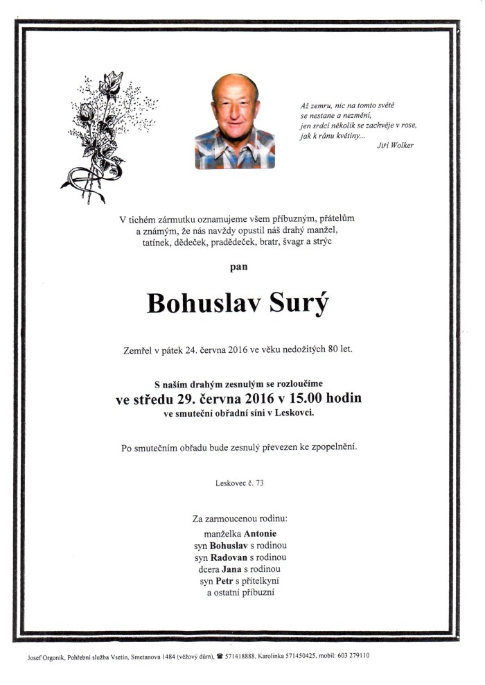 Bohuslav Surý