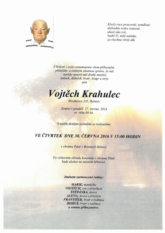 Vojtěch Krahulec