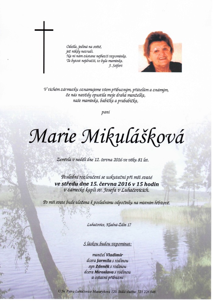 Marie Mikulášková