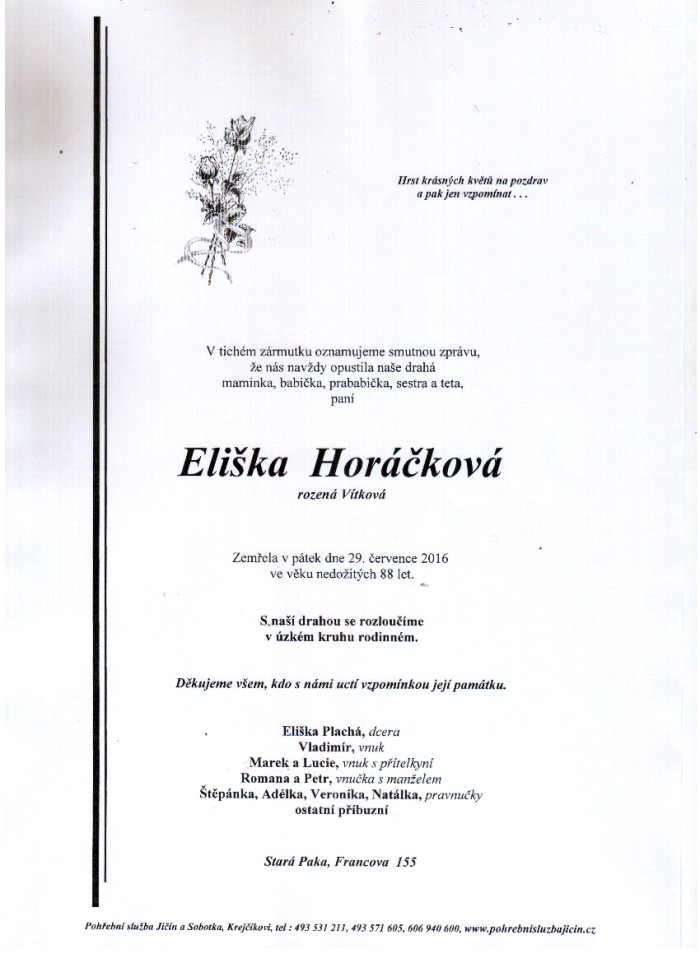 Eliška Horáčková