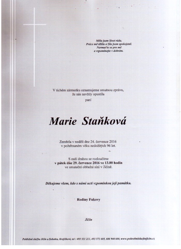 Marie Staňková