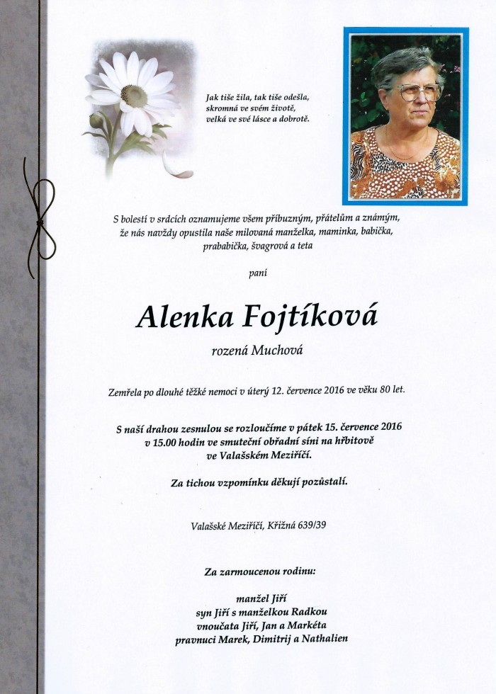 Alenka Fojtíková