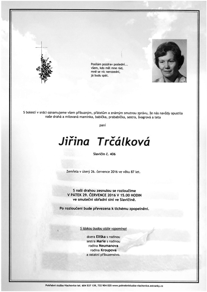Jiřina Trčálková