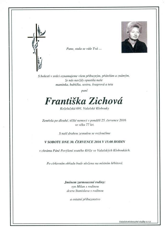 Františka Zichová
